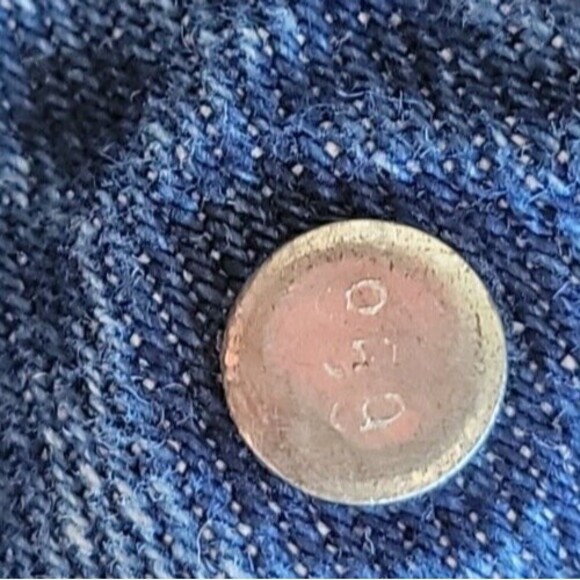 Levis Mens L Jean Jacket Trucker 70507 0214 Dark Blue VTG Retro USA Work EUC - Picture 5 of 16